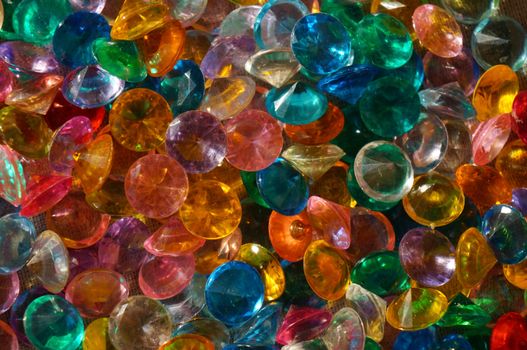 Colored Crystal Rhinestones as background