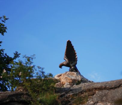 The Eagle. Pyatigorsk Emblem. Northern Caucasus landmarks