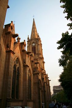 Sacred Heart catholic cathedral in the Guanzhou China