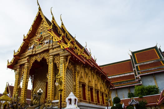 The Thai Buddha temple at Samutprakarn in Thailand