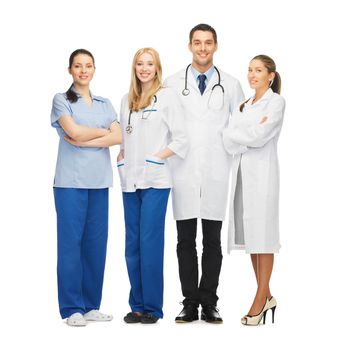 picture of young team or group of doctors