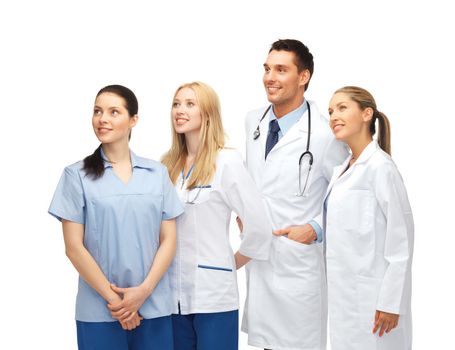 healthcare and medical - young team or group of doctors