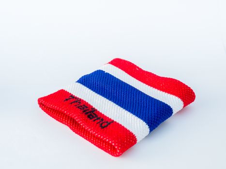 the wristband have colourful made of a towel-like terrycloth material. These are usually used to wipe sweat from the forehead during sport, or as a badge or fashion statement.