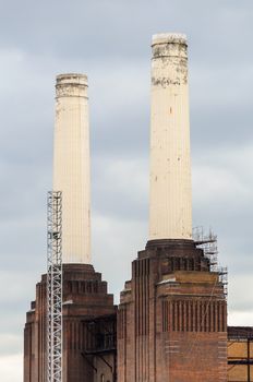 Battersea power station in London, UK