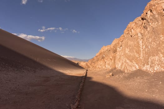 View of Death Valley. Atacama Desert, Chile