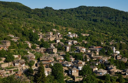 Landscape view of Kovatchevitsa village in Bulgaria