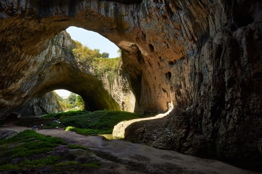 The famous sight Devetaki cave in Bulgaria, near Lovech town
