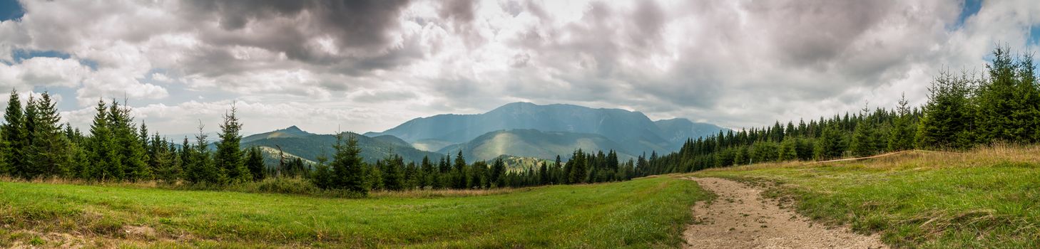 mountains landscape, view towards belianske tatra mountain, Slovakia