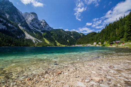 Beautiful lake in high mountains Alps Austria