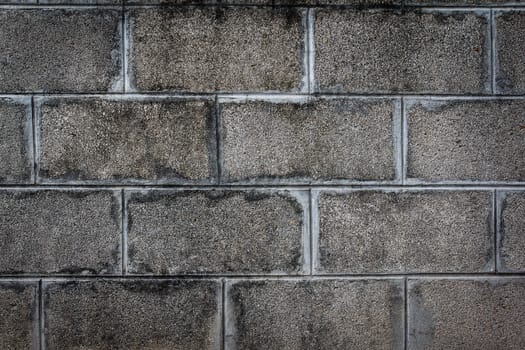 modern wall made ouf of concrete blocks , background