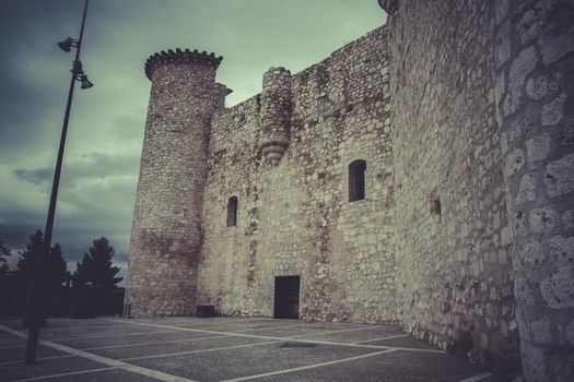 Medieval castle, spain architecture