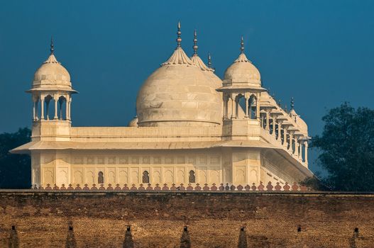 Pearl mosque built by the Moghul kings