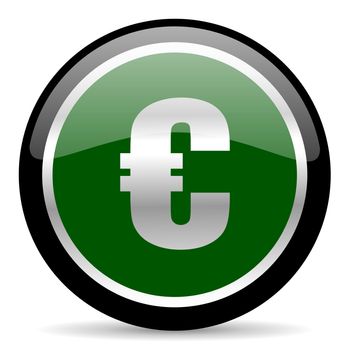 green web button