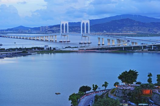 Sai Van bridge in Macau