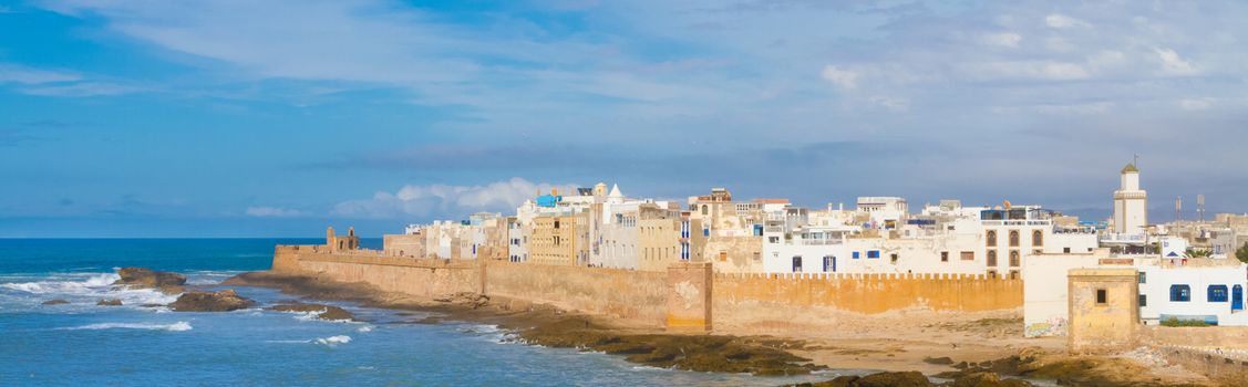 Essaouira is a city in the western Moroccan economic region of Marrakech Tensift Al Haouz, on the Atlantic coast. It has also been known by its Portuguese name of Mogador. Morocco, north Africa.