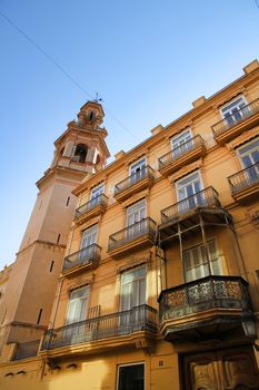 Historic Architecture in the center of Valencia, Spain.