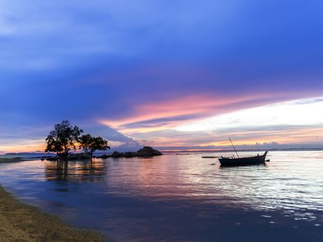 Wong Amat Sundown. North of Pattaya City, Thailand.