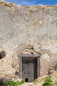 Ruin of a antique house in Germany.