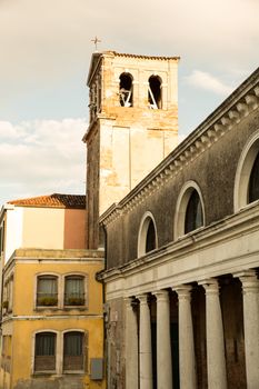 Historic Architecture in Venice, Italy, Europe.