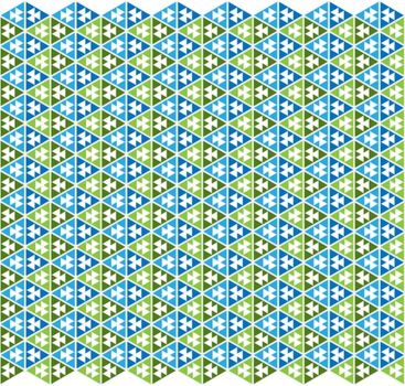 background or fabric Mexican pattern green and blue color