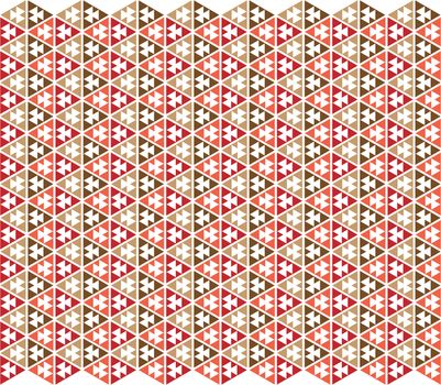 background or fabric Mexican pattern red brown