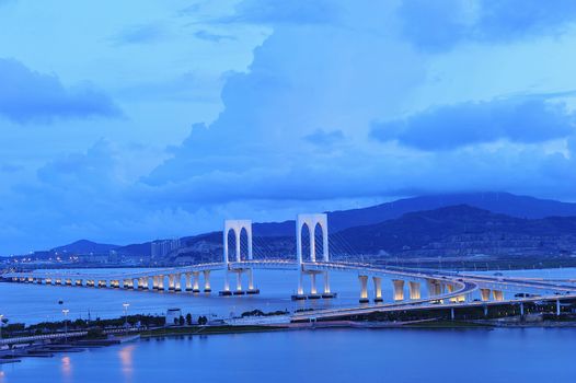 Sai Van bridge in Macau