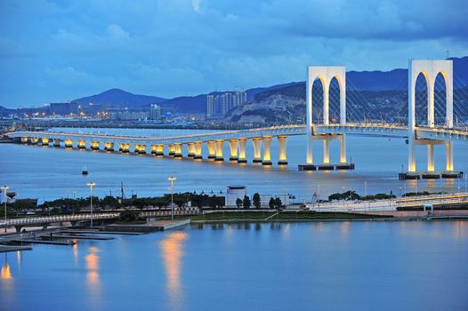 Sai Van bridge in Macau