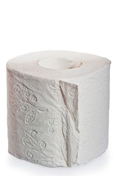 multilayer soft toilet paper close up