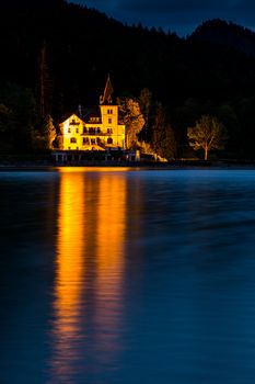 Small historical village in high mountains Austria
