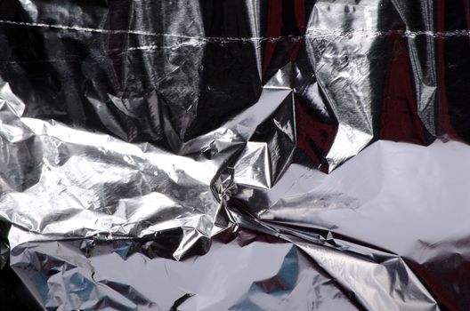 crumpled foil 