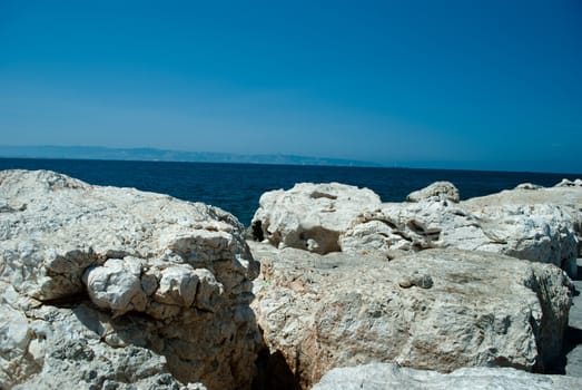 sea in Akko (Acre), Israel