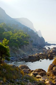 Black Sea Beach in Crimea