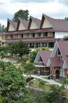 luxury cottage at toba lake medan, north sumatera-indonesia