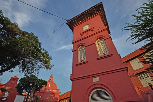 malacca historic old clock tower