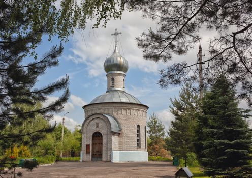 The funeral Temple - a chapel in the Smolensk region Russia