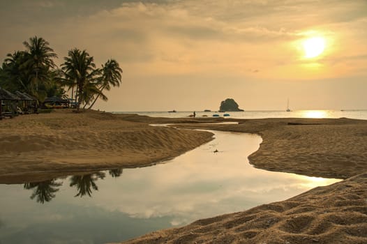 Sunset in Tioman island, Malaysia