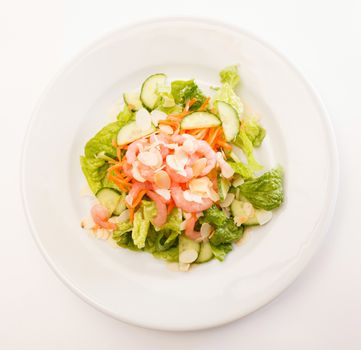 salad with shrimps