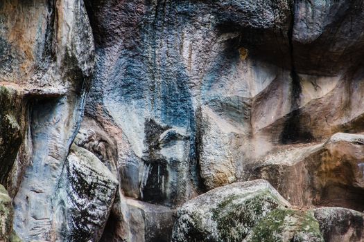 texture of old stone wall