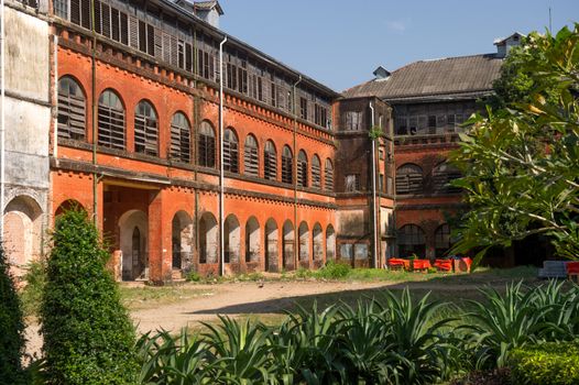 railway building conservation project in Yangon, Myanmar