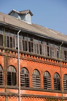 railway building conservation project in Yangon, Myanmar