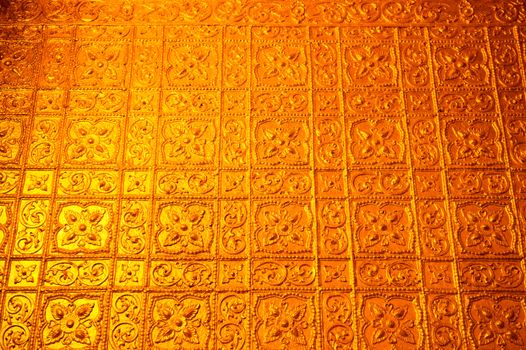 Inside texture in Botataung paya Pagoda in Rangoon, Myanmar