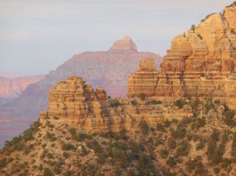 A stunning image of the Grand Canyon taken from the South rim.