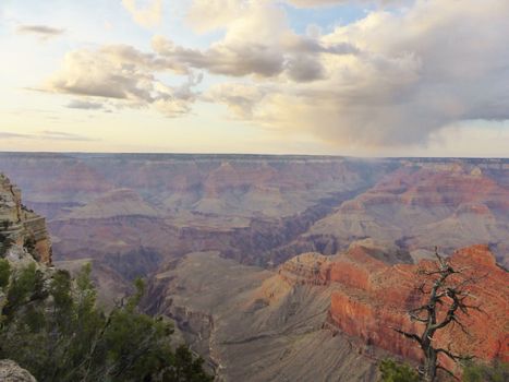 A stunning image of the Grand Canyon taken from the South rim.