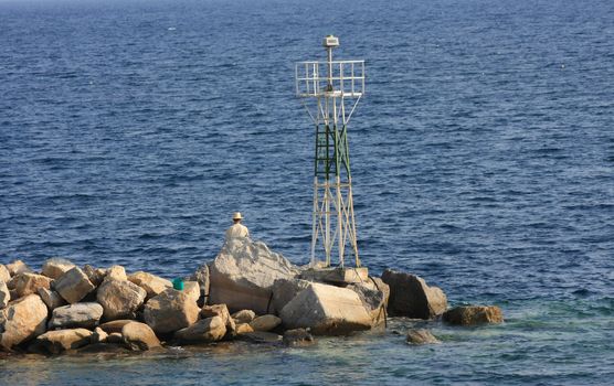 Fisherman,Greece,Chalkidiki peninsula