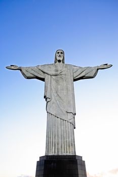corcovado christ redeemer in rio de janeiro brazil