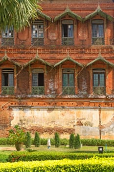 railway building conservation project in Yangon, Myanmar