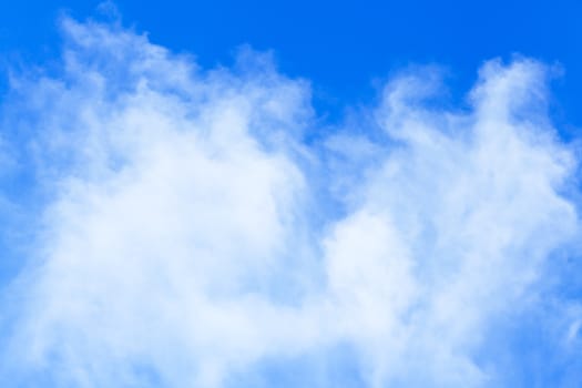 blue sky with cloud