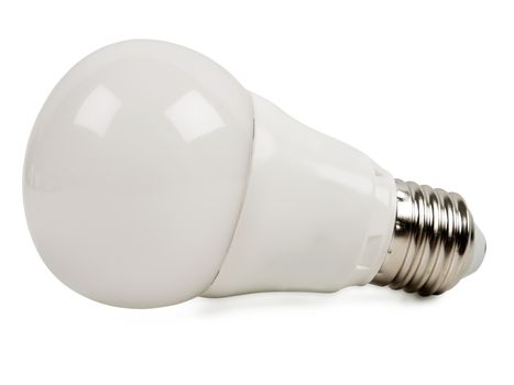 led bulb light isolated on white background