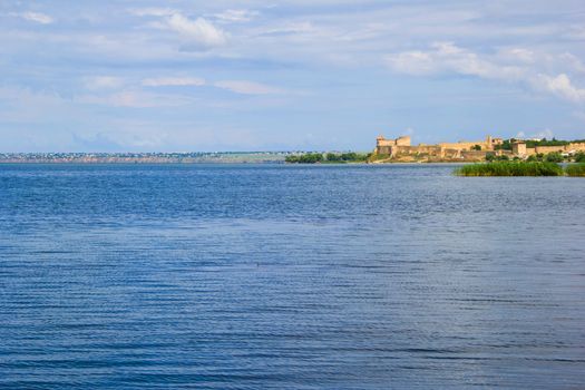 old fortress on the on the bank of the Dnestr estuary