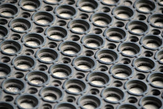 pattern of common rubber mat that used in home or office